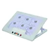 IJs Coorel Laptop Koeler Zes Koelventilator en 2 USB-poorten Cool Pad Notebook Stand met Licht LCD-scherm voor 13-16 inch