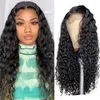Ishow Human Hair Lace Front Wigs Brazilian Deep Wave 134 Medium Size Wig8338362