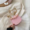 2020 New Girls Lettre chaîne sacs à bandoulière Mode luxe femmes PU lettre messenger sac enfants mini sac à main Princess Change Purse V103