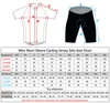 Maglia da ciclismo classica squadra pro set da uomo maglia da ciclismo estiva manica corta da strada nera pantaloncino con bretelle retrò maglia da bicicletta bik7448913