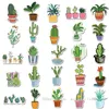 45 pcs/Lot gros VSCO mignon aquarelle Cactus et plantes succulentes autocollants plantes vertes autocollant pour filles cadeaux cahier bagages décalcomanies