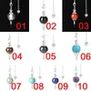 Reiki Natural Stone Balance Cura Pingentes Colar De Cristal Vermelho Ágata Dowsing Pendulum Circular Cone Encantos Pingente Para Homens Mulheres Adivinhação