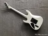 Rzadka niestandardowa biała gitara elektryczna EMG aktywny pickup