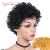 Mix Brown Synthetic Braiding Wig Afro Kinky Curly None Human Hair Wig Braided Wigs Short Curly Short Wave Long Curly Weaves Nana Grey