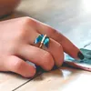 Gorgeous Butterfly Design Ring Crystal Enamel Ring Engagement Ringar Äktenskap Ringar för Kvinnor Flickor Tillbehör Gåvor
