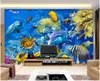 wallpapers Foto feita sob encomenda para paredes 3d murais wallpaper Underwater mundo 3D animal do oceano papéis de parede mural sofá TV fundo da pintura