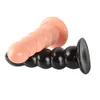 5 palline anali perline grande butt plug con ventosa plug anale giocattoli del sesso per donna adulto stimolatore del punto g J1624