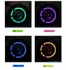 Groothandel-Nieuwe 1 ST LED Fietsverlichting Wiel Bandenventiel Caps Fiets Accessoires Fietsen Lantaarn Spaken Fietslamp Kleur Blauw Groen Roze Geel