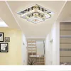 Modern Crystal LED Ceiling Lights Fixture Square Surface Mounting Crystal Ceiling Lamp Hallway Corridor Asile Light Chandelier Cei2078797