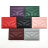 Genuine Leather Men Women Credit Card Holders Mens Mini Bank Card Holders Women Small Wallets Slim Wallet Wtih Box