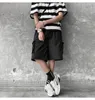 Multi-pocket, Straight Tube Cargo Shorts Mens Casual Cotton Male Loose Work Man Short Pants1