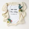 Baby Coming قريبًا 2021 Oneie Print Prategancy Edrenancy Prognancy Budysuit Confluction تكشف عن ملابس الأطفال الصغيرة