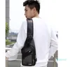 Moda bolsa de ombro de couro masculino pacote de cintura casual negócios mensageiro bolsa de ombro crossbody bolsa de carregamento anti-roubo ou328d