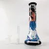 14 pouces en verre Bongs Boguément des nargues Sirène Brûleur à huile DAB RIGNE 18 mm Joints pour les accessoires pour fumer