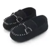 Leather baby shoes Moccasin infant first walkers black shoes for Newborn leather baby boy for 0 -1year babies wholesale