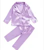 Baby Clothing Sets Infant Pure Candy Gowns Pants Suit Girls Boys Sleep Top Trousers Outfits Unisex Organic Cotton Baby Clothing LS9617232