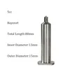 High Temperature Resistant Syringe 5cc 10cc 20cc 30cc 40cc 55cc Corrosion-Resistant Stainless Steel Cones Dispensing Syringe325h