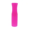 11 Colors in Stock Silicone Tips for Stainless Steel Straws Tooth Collision Prevention Straws Cover Silicone Tubes