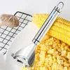 Stainless Steel Corn Stripper Corn Kernels Cob Peeler Threshing Kerneler Blade Metal Kitchen Corn Cutter Slicer Tools