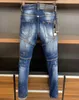 2020 Nowa marka modnych dżinsów dżinsowych mężczyzn europejskich i amerykańskich, prania wysokiej jakości, czysty szlifowanie ręczne, optymalizacja jakości L9715