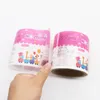Custom Roll Packing Bottle Seal Adhesive Labels Stickers Printed Colorful Children Toys Label Sticker with Top Quality