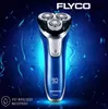 2020 NEW Flyco FS375 Professional Electric Shaver With Smart Wash Alarm Waterproof Smart Anticlip System 3D Floating Heads for6778527