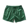 Män söt mini korta shorts sexiga sommarbruna shorts plus storlek pojkar snörning löpande sportbräda gym vintage strandkläder285q