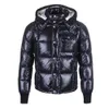 Kış aşağı kapşonlu ceket erkek klasik tasarımcı sıcak ceketler erkek kar giyim açık rynld katlar özelleştirme boyutu S-3XL