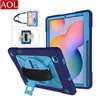 Tablet Case with Pencil Holder Shockproof Armor Cover+Hand Shoulder Strap For Samsung Galaxy TabA T510 T290 8.4 T307 TabS6 Lite 10.4 P610