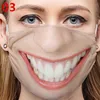 14 styles Funny Cotton Mask Adult Dustproof Cottons Face Mask Reusable Clown Fashion Facial Designer Masks