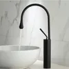 New Basin Faucet Single Lever 360 Rotation Spout Moder Brass Tap For Water Sink Mixer gold brush2846807