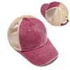 At kuyruğu topu kapak dağınık çörekler kamyoncu ponycaps sade beyzbol vizör kapaklar yaz kamyoncu pony caps unisex visor cap eea1788a5580987