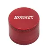 HORNET Mini Style Zinc Alloy Tobacco Herb Grinder 30MM 3 Pieces Metal Hard Smoking Herb Grinders Smoke Pipes Accessories