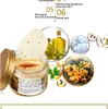 Gold Osmanthus Eye Mask 80 Pcs / Bottle Cura degli occhi Gel al collagene Sleep Patche Dark Circles Remover