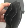 Мужчины Женщины настоящие кожаные держатели кредитных карт мода Mens Mini Bank Holder Small Wallet Slim текстурированные кожаные кошельки wtih box264c