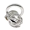 2020 NUEVO SM Juguetes sexuales para hombres Largo acero inoxidable New Pene Cage Masturbation Masturbation Device8341533