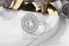 Vero anello in argento sterling 925 ovale 68mm Moissanite pietra preziosa anello di fidanzamento per matrimonio gioielleria raffinata regalo intero XR4384536994