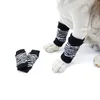 Nowe ciepłe ochrona nóg Pet Dog Sock Cat Puppy Bawełna ciepłe ciepłe ciepłe osłony Skarpetki Zwierzęta Kneepad Sock Sock
