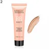 HengFang Face Liquid Foundation BB Cream Base Makeup Concealer Crema sbiancante viso a lunga durata 3 colori