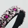 Full Diamond Barock Women Hair Fashion Crystal Rhinestones Flower Head Bands Hoops For Women Girls Vintage Hair Accessories12426058