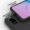 Silicone Case Liquid Gel de borracha à prova de choque Capa para Samsung Galaxy S7 S8 S9 PLUS S10 5G S10E Nota 10+ Além disso S20 Ultra Nota 8 9