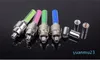Wholesale-New 1PC LED Bicycle Lights Wheel Tire Valve Caps Bike Accessories Cycling Lantern Spokes Bike Lamp Color blue Green Pink Yellow