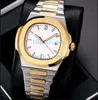 18 montres-bracelets de style 5711 bracelet en argent super lumineux en acier inoxydable 3ATM étanche Asie 2813 mouvement mécanique automatique montres de luxe pour hommes