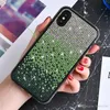 Luxo Bling Gradiente diamante capa para Samsung S20 S10 Nota 10 iPhone XR XS 11 Pro Max Capa Moda Gilitter Rhinestone cristal Casos de telefone