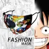 Anime One Piece Luffy Face Mask Print Face Masks Крышка рта Крышка Reasable Защита пыли Модельные маски Маскарилла Оптом