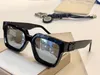 2023 Luxe L96006 vierkante modeontwerp zonnebril frame ge￯mporteerd zuivere tablet recept glazen complete doos UV400