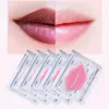 Pink White Gold Lip Mask Pads Moisture Essence Crystal Collagen Lips Care Patch Pad Face Beauty Cosmetic