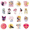 100 pcset Sailor Moon Anime Kleine waterdichte stickers voor doe -het -zelfsticker op koffer bagage laptop fiets skateboard29764222222