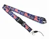 2020 Amerikaanse Verkiezing Trump Lanyards Sleutelhanger USA Vlag Make America Great Again Sleutelhanger Bandjes voor mobiele telefoon of kaarten2802712