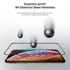 Tela de vidro temperado iPhone Para Protector 11 Pro Max X XS MAX XR 6 7 8 Pacote de papel além